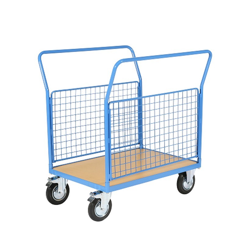 Vista general del carro con 2 paredes de malla 500kg