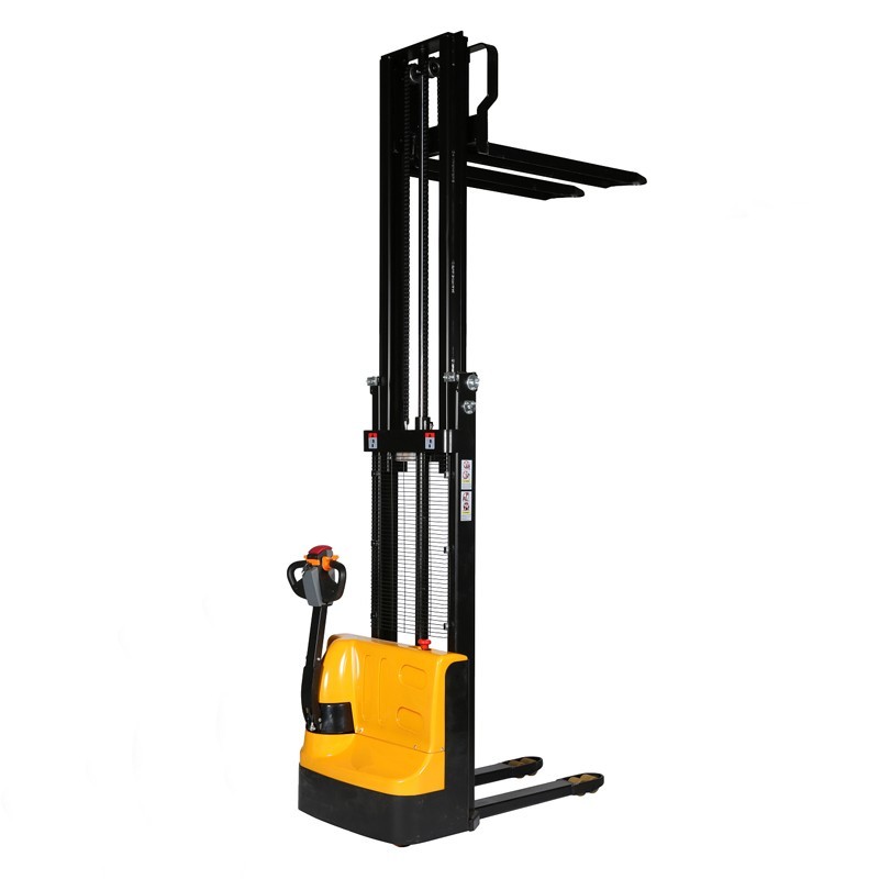 Apilador eléctrico 1000kg Elevación 2500 mm horquillas altas