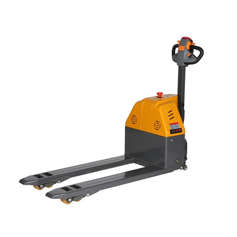 Vista trasera de la transpaleta eléctrica 1500kg