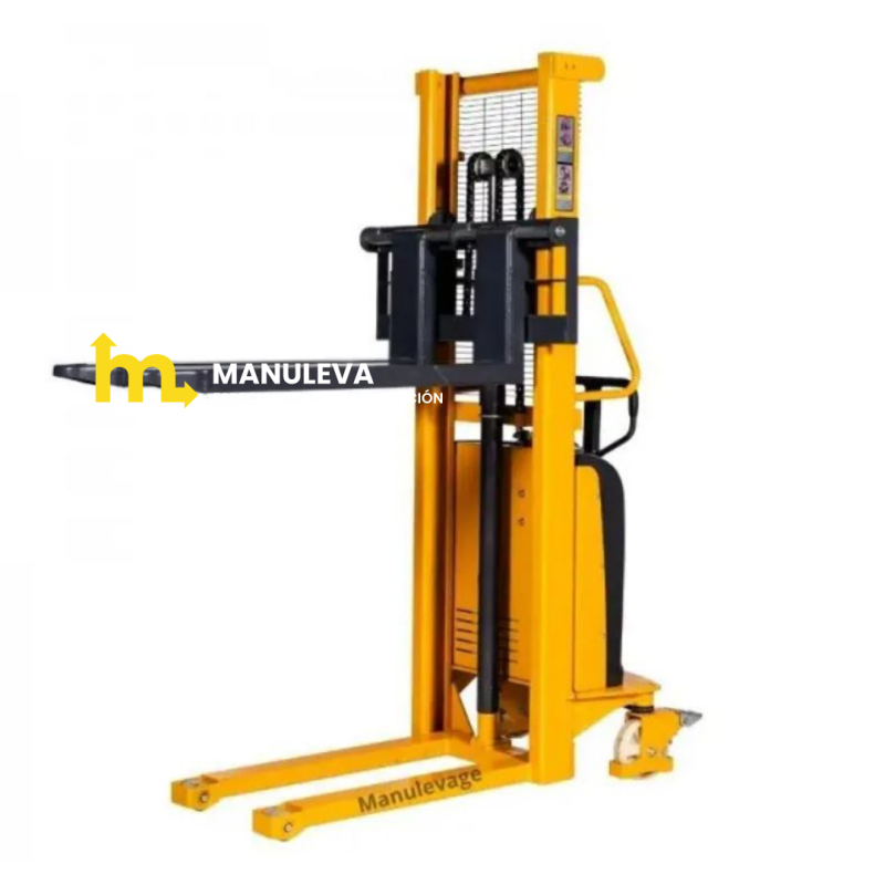 Vista trasera del Apilador Semi Eléctrico 1500Kg 1600mm