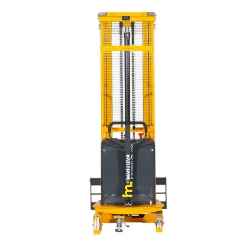 Vista frontal del apilador semi eléctrico 1500kg 2500mm