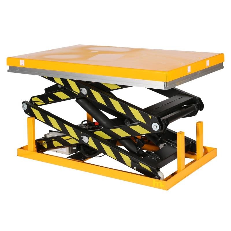 Mesa elevadora eléctrica 2000 kg Plataforma 1300x820 mm rebajada