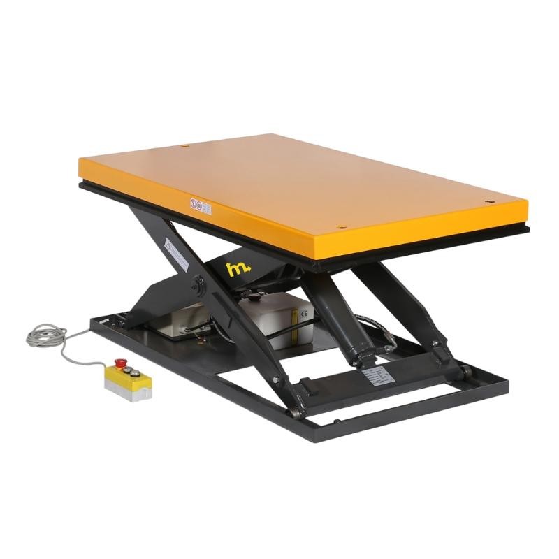 Mesa elevadora eléctrica 1000 kg 220V 1300x1000mm plataforma medio-alta