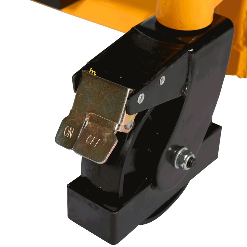 Zoom en la rueda con freno del apilador manual 1200mm 4cm 1500kg