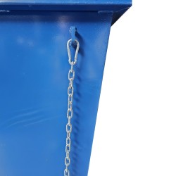 Vista de la Cadena de bloqueo en la tolva autobasculante