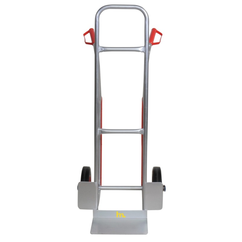 Vista frontal de la Carretilla multiusos de aluminio Capacidad 200 kg