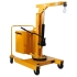 Vista frontal con el brazo recto de la Grúa de taller rotativa con contrapeso Capacidad 550 kg
