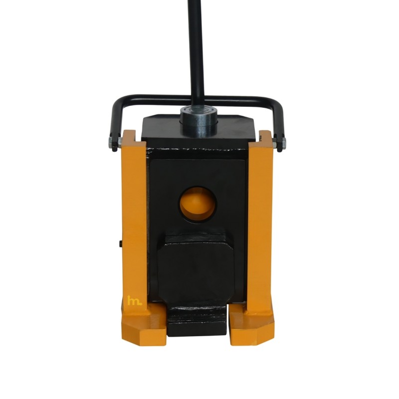 Vista frontal del gato hidráulico de uña - 15 toneladas