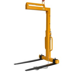 Vista de la horquilla para palets 3000 kg