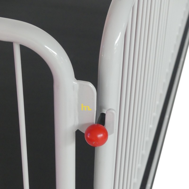 Vista de las barandillas del carro eléctrico de plataforma - 400 kg