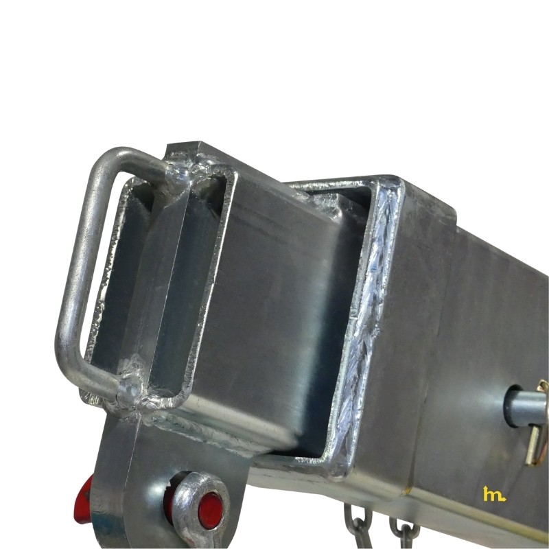 Zoom a la parte de hierro de la Pluma para carretilla elevadora articulada 1.2 T