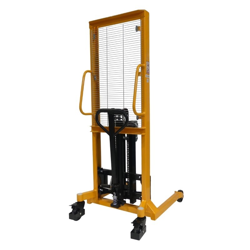 Vista general del apilador elevador de barriles 400 kg - Elevación 1450 mm