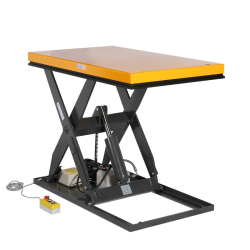 Mesa elevadora 1000 kg - plataforma 1300x800 mm (220V) vista desde 3/4
