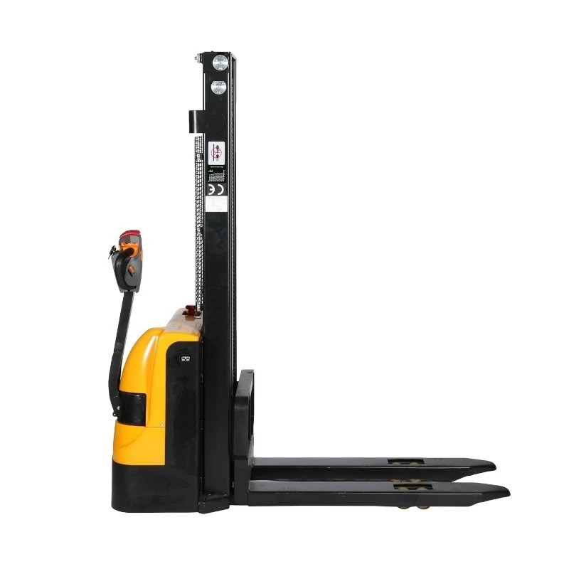 Apilador Eléctrico 1500kg - Elevación 2500 mm - vista lateral