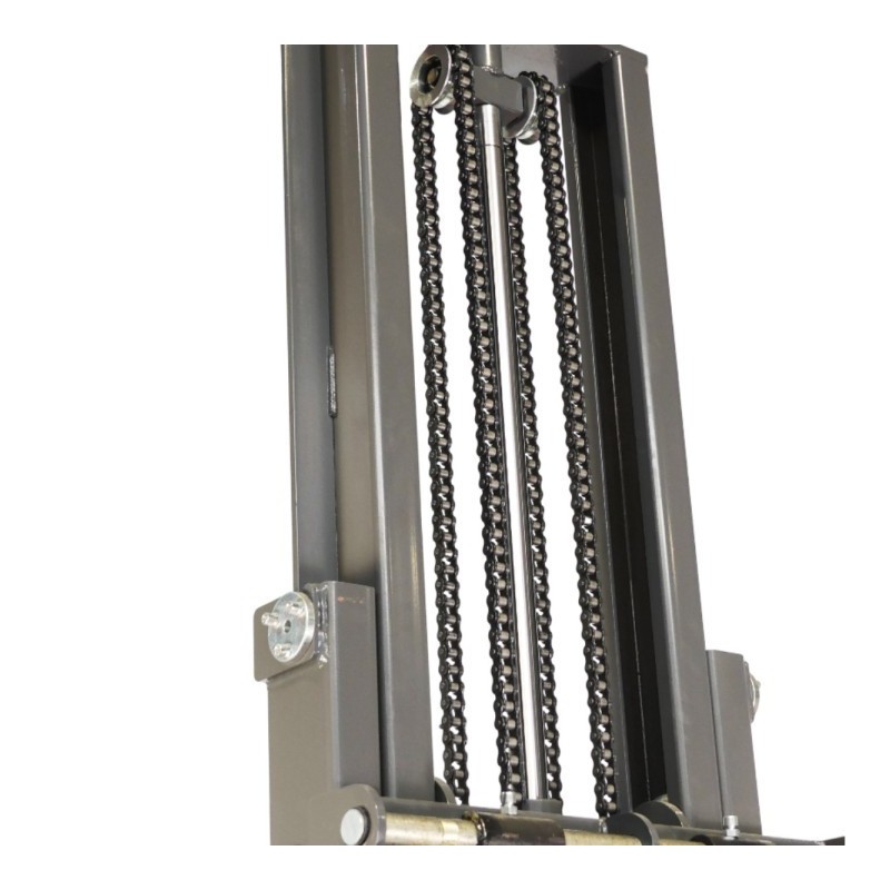 Apilador eléctrico con contrapeso  y horquillas ajustables 1000 kg - Elevación 2500 mm