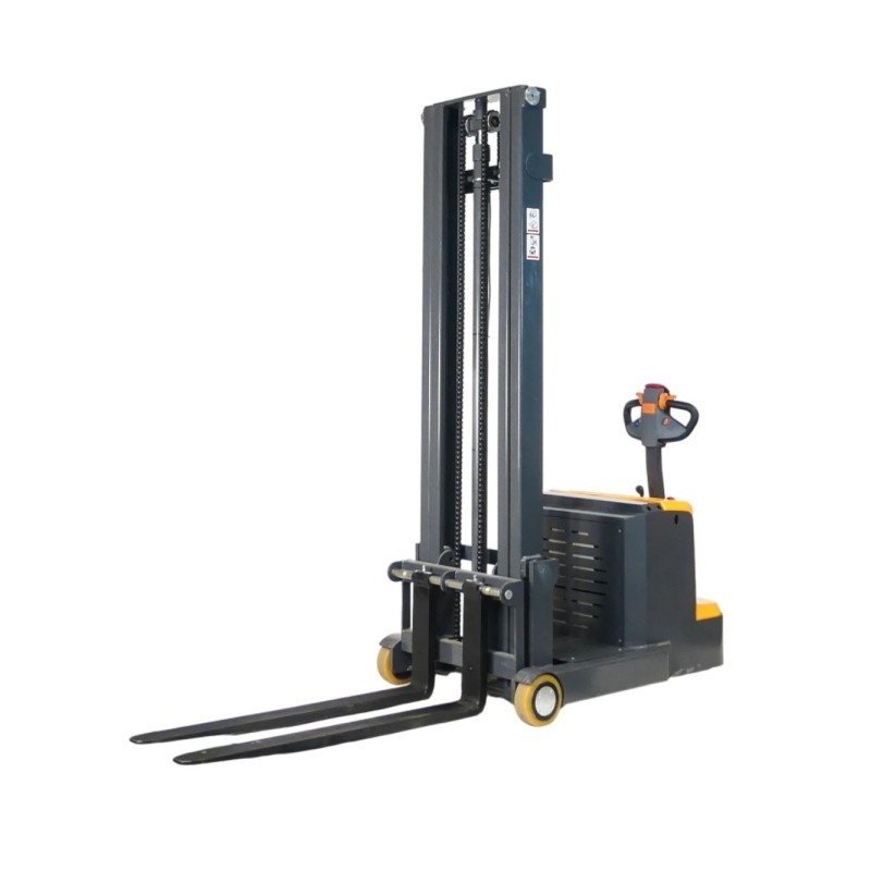 Apilador eléctrico con contrapeso  y horquillas ajustables 1000 kg - Elevación 2500 mm